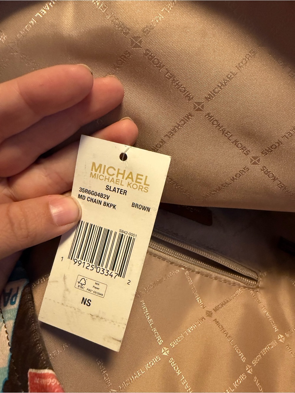 Michael kors medium travel backpack. With tags - Picture 4 of 6
